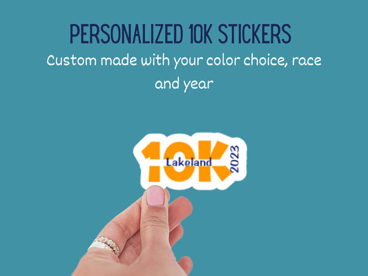 Personalized 10K Stickers