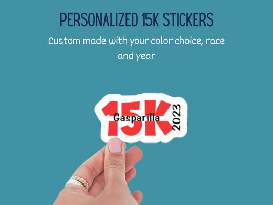 Personalized 15K Stickers