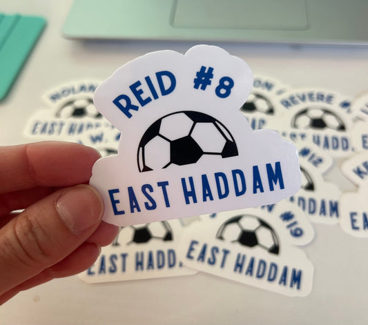 Personalized Soccer Sticker