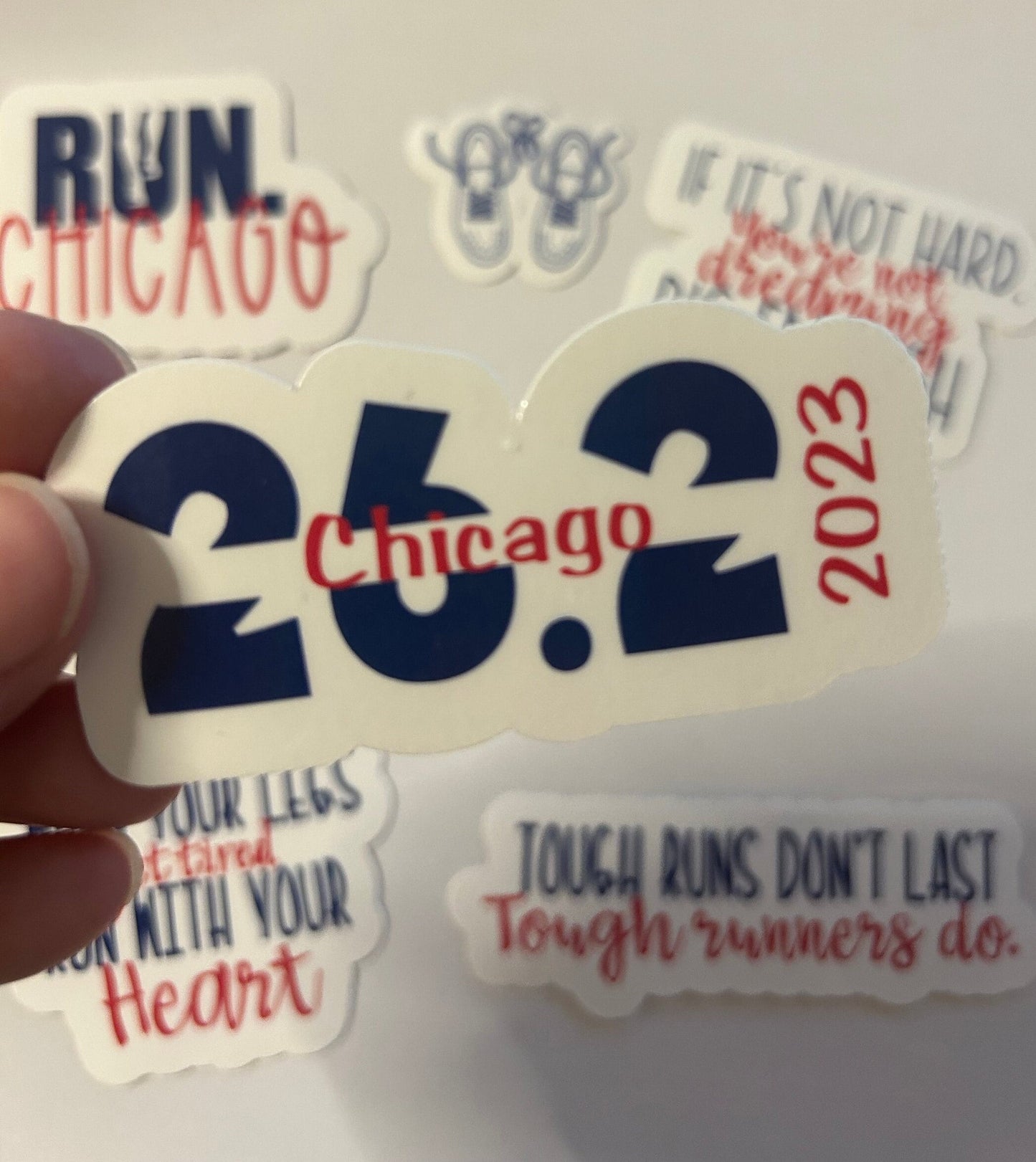 Chicago Running Sticker Set