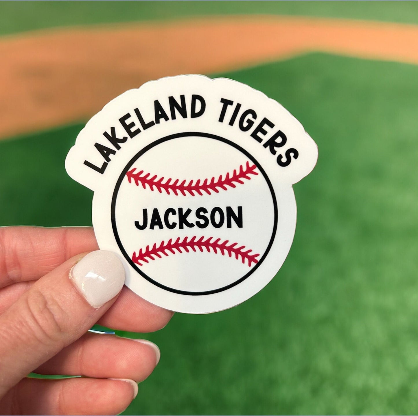 Personalized Baseball Team Stickers