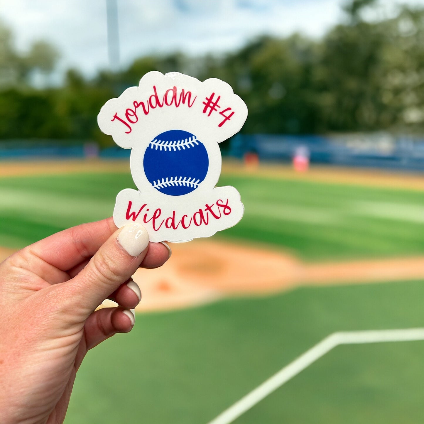 Personalized Softball Team Stickers