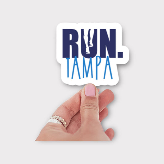 RUN Tampa Sticker or Magnet