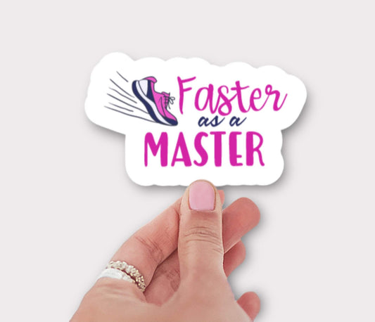 Masters Runner Sticker or Magnet