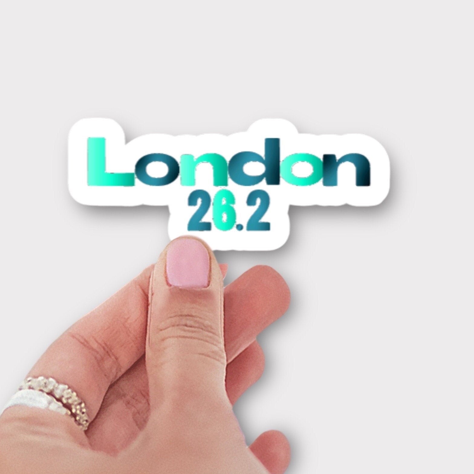London 26.2 Sticker or Magnet | Marathon sticker for water bottle | Marathon runner magnet | Gift for marathoner