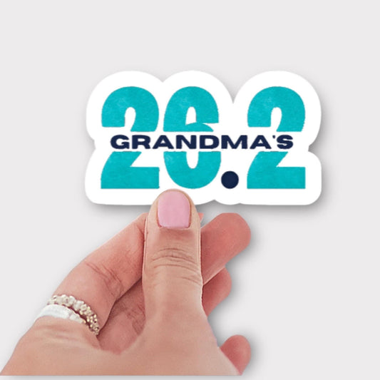 Grandma's 26.2 Sticker