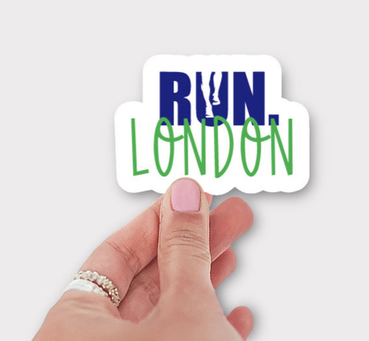 Run London Sticker or Magnet