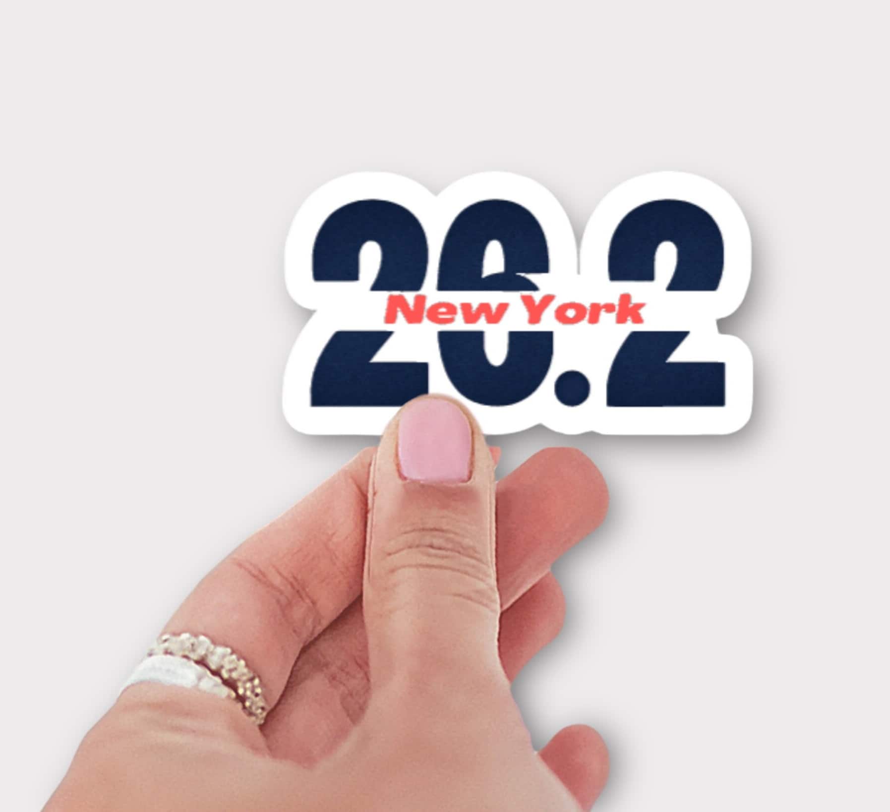 New York 26.2 Sticker or Magnet | Marathon sticker for water bottle | Marathon runner magnet | Gift for marathoner