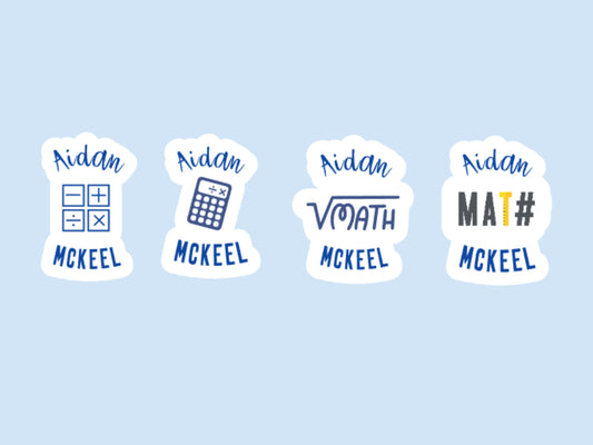 Math Team Sticker Sets