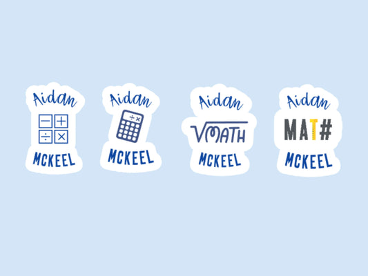 Math Team Sticker Sets