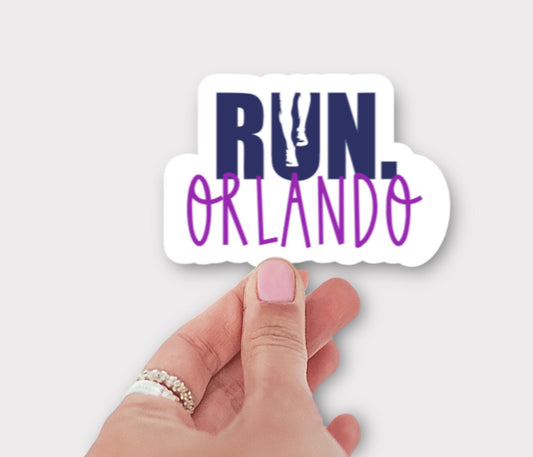 RUN Orlando Sticker or Magnet