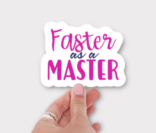 Masters Runner Sticker or Magnet |