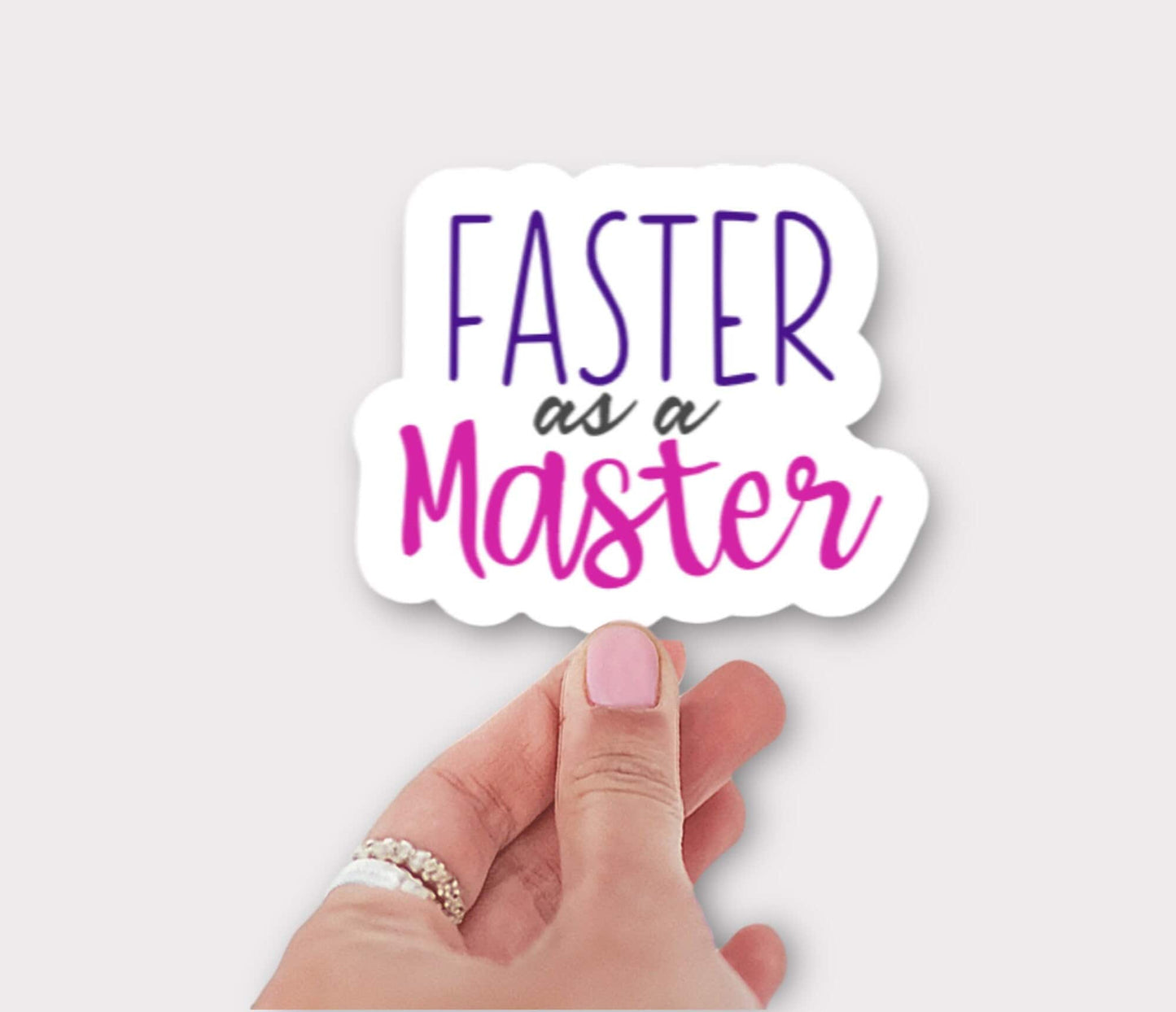 Masters Runner Sticker or Magnet