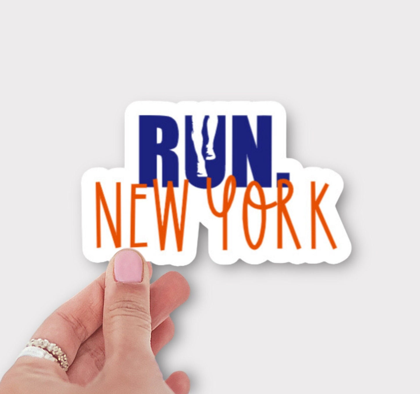 Run New York Sticker or Magnet