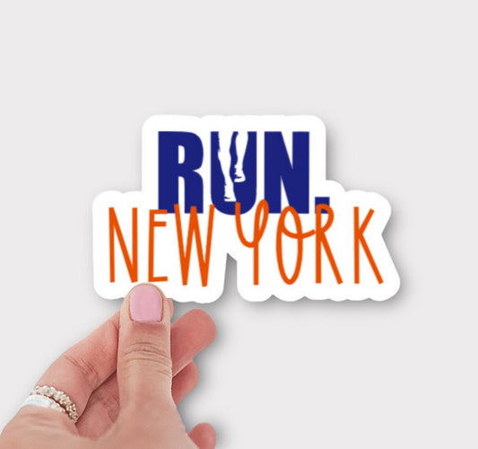 Run New York Sticker or Magnet