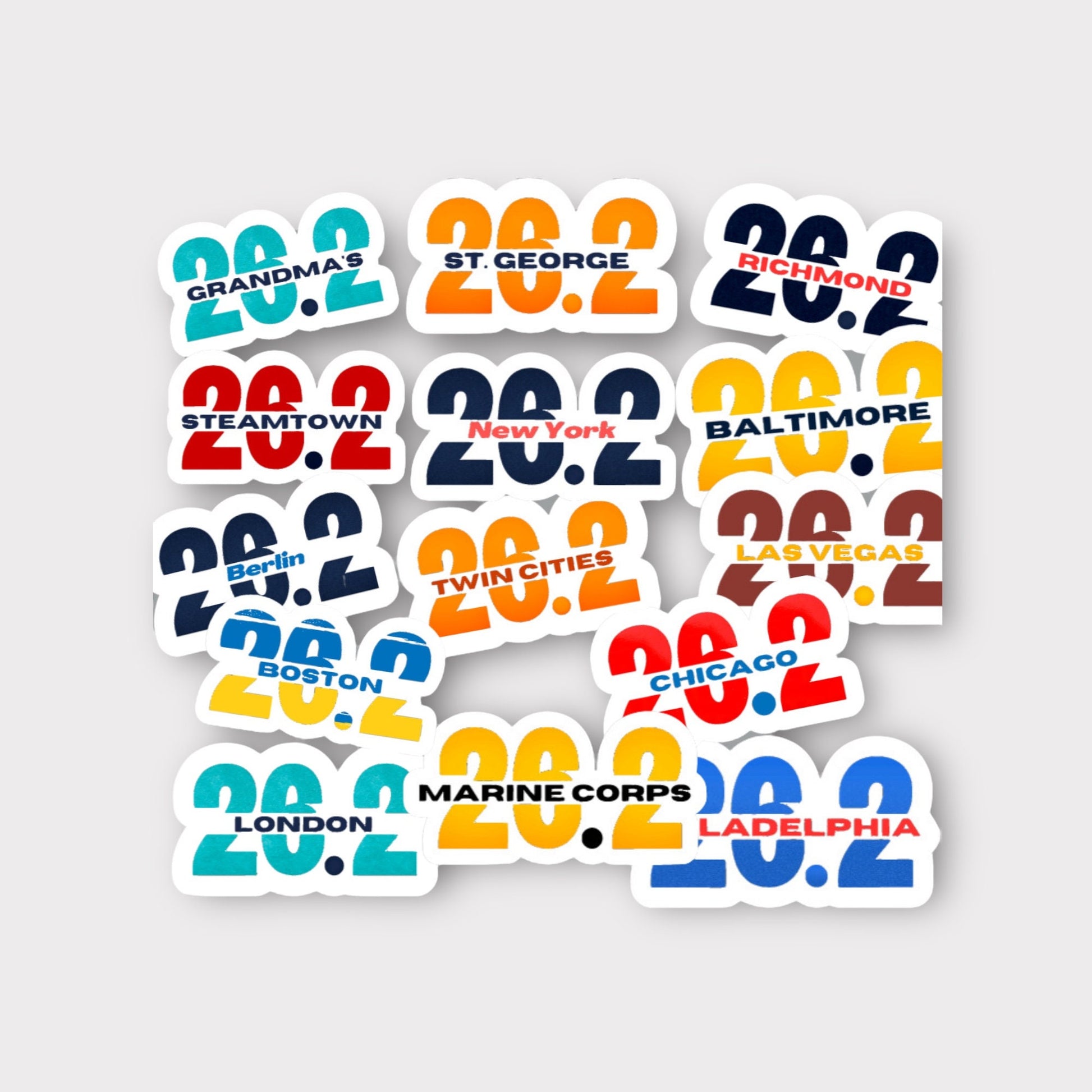New York 26.2 Sticker or Magnet | Marathon sticker for water bottle | Marathon runner magnet | Gift for marathoner
