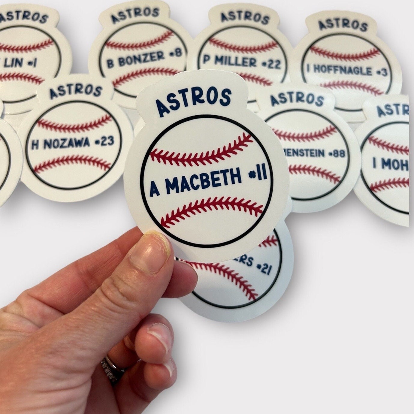 Personalized Baseball Team Stickers