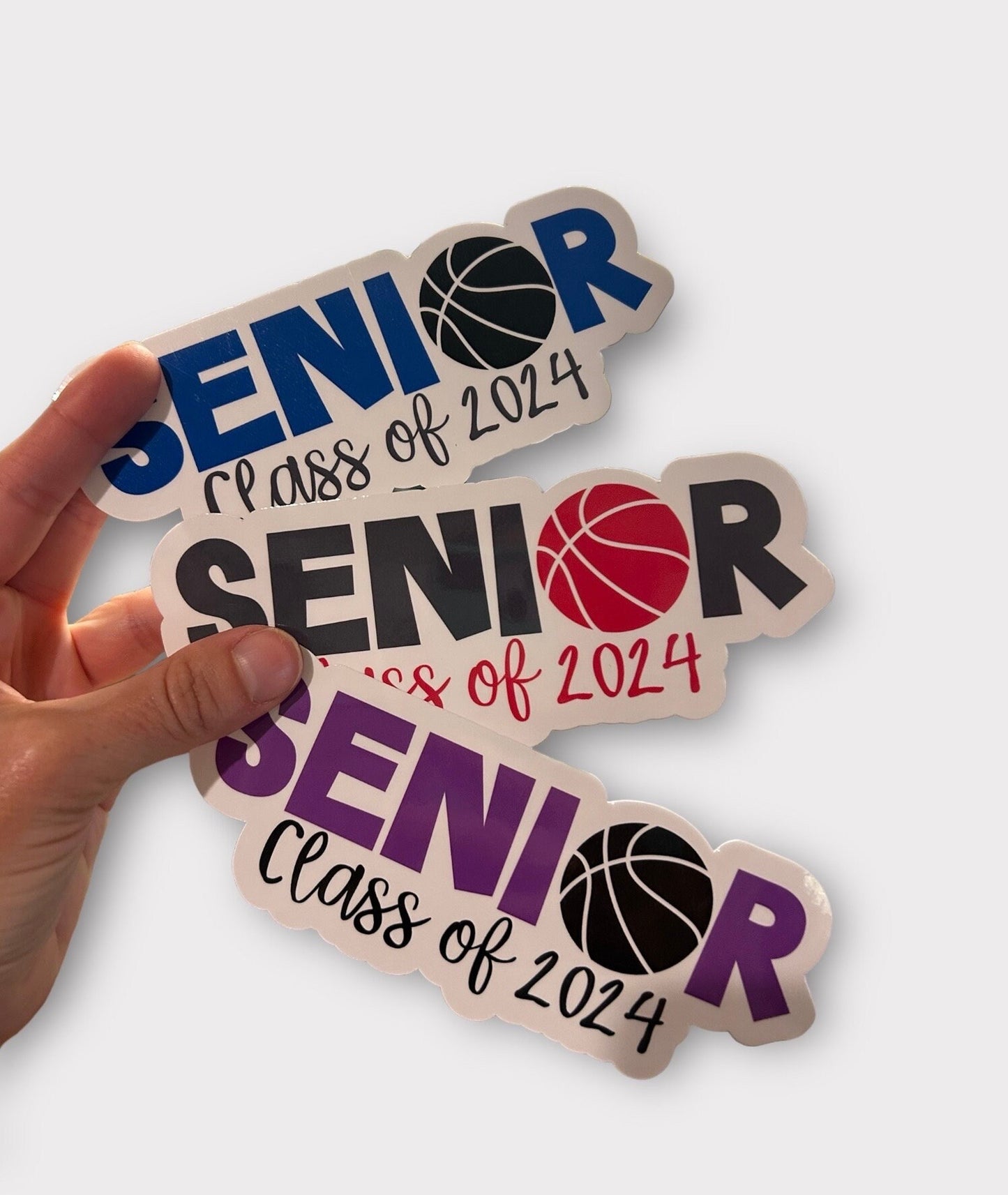 Senior Basketball Sticker or Magnet