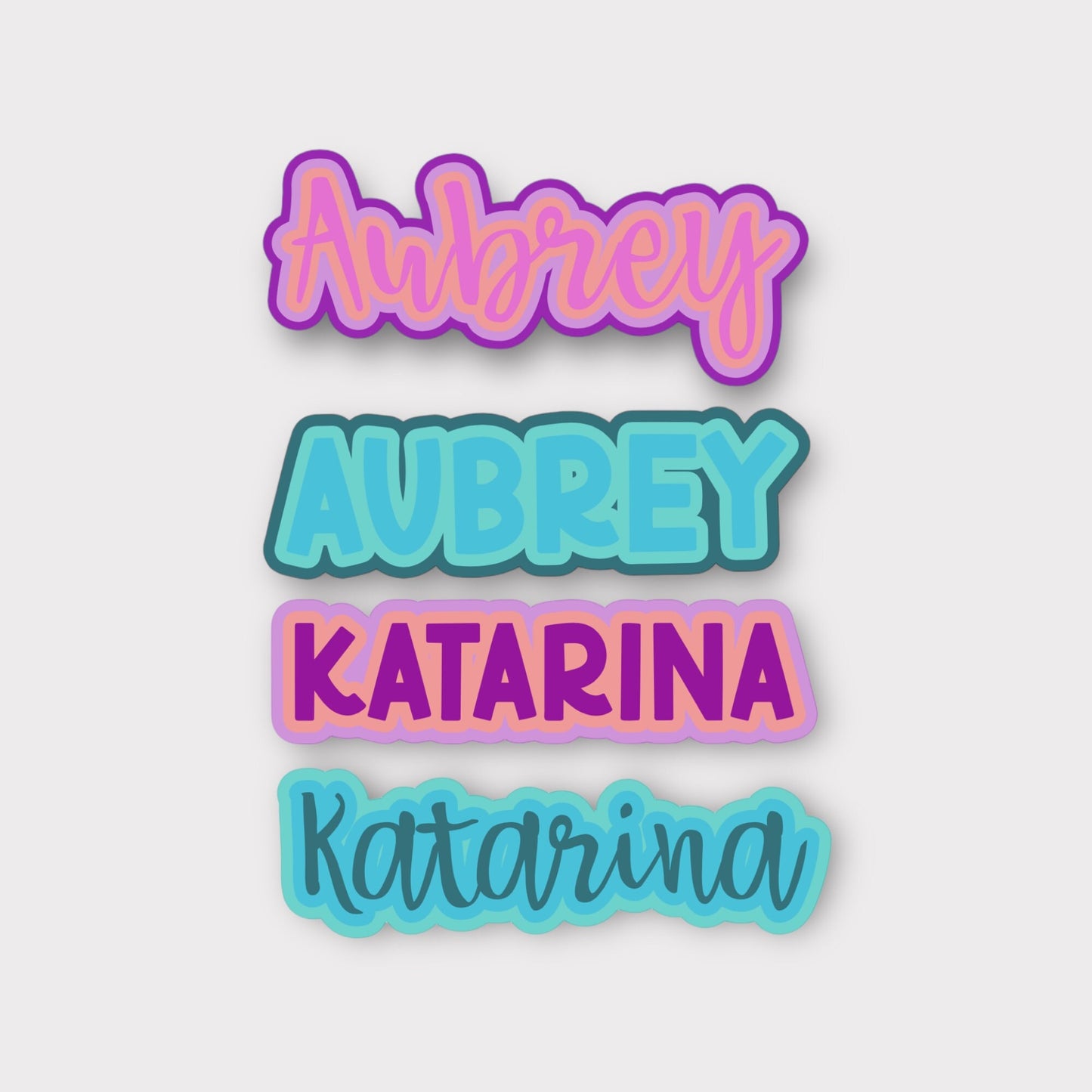 Personalized Name Sticker or Magnet