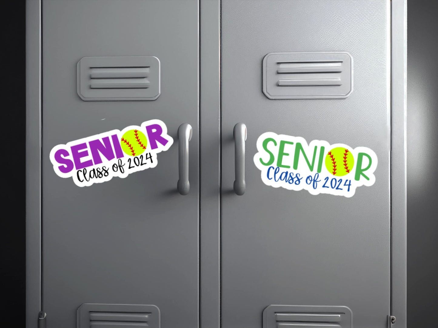 Senior Softball Sticker or Magnet