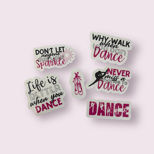 Dance sticker set