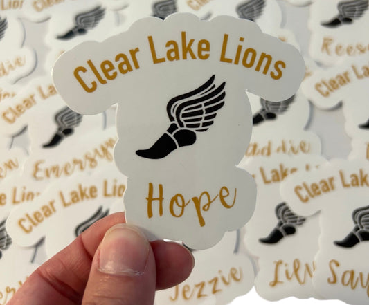 Track and Field Personalized Stickers | Track Team sticker sets | Track personalized gift | Track and Field running stickers | Track Coach