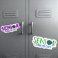 Personalized Senior Cheer Magnet: Custom Name & Year, School Colors
