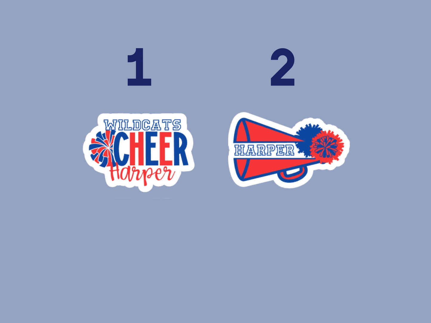 Cheer car magnet | Cheer team spirit gift | End of season team gifts | Personalized cheer stickers | Custom cheer gifts and magnets