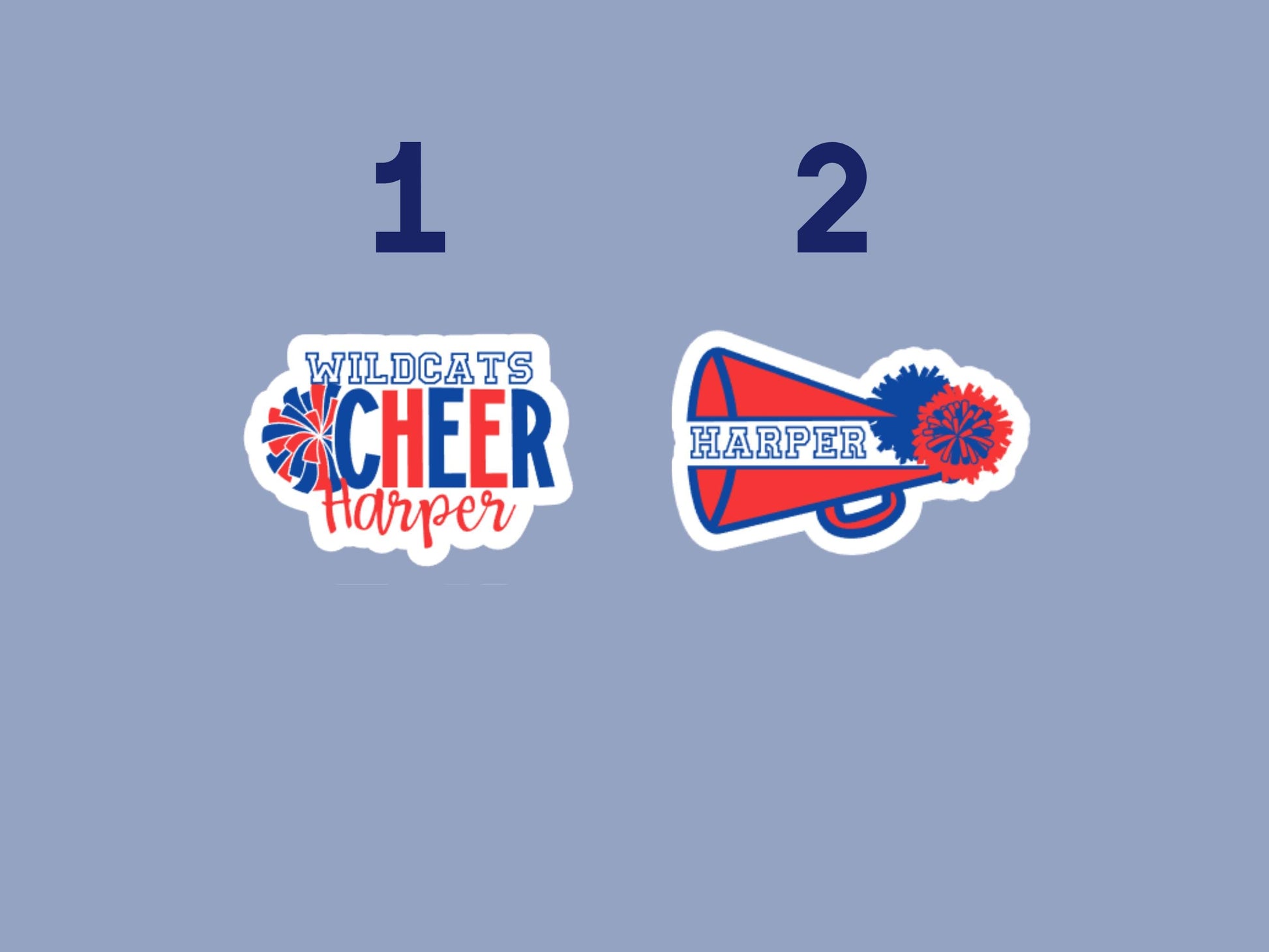 Cheer car magnet | Cheer team spirit gift | End of season team gifts | Personalized cheer stickers | Custom cheer gifts and magnets