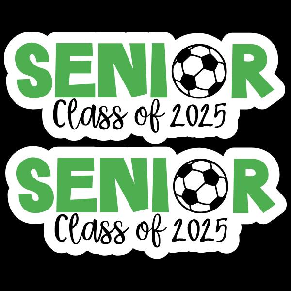 Senior Soccer Sticker or Magnet