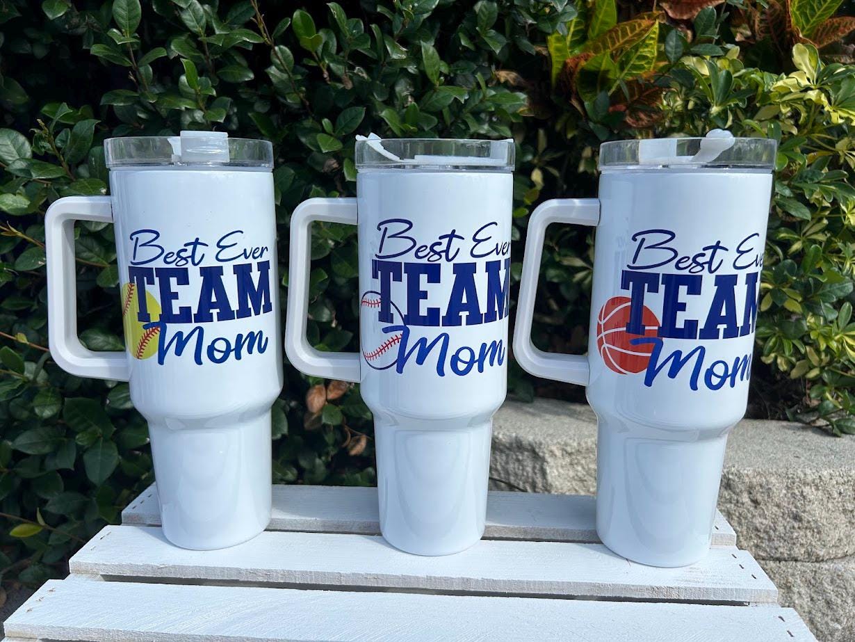 Team Mom 40 oz Tumbler