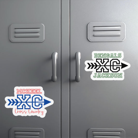 Cross Country Magnet for Locker or Sticker