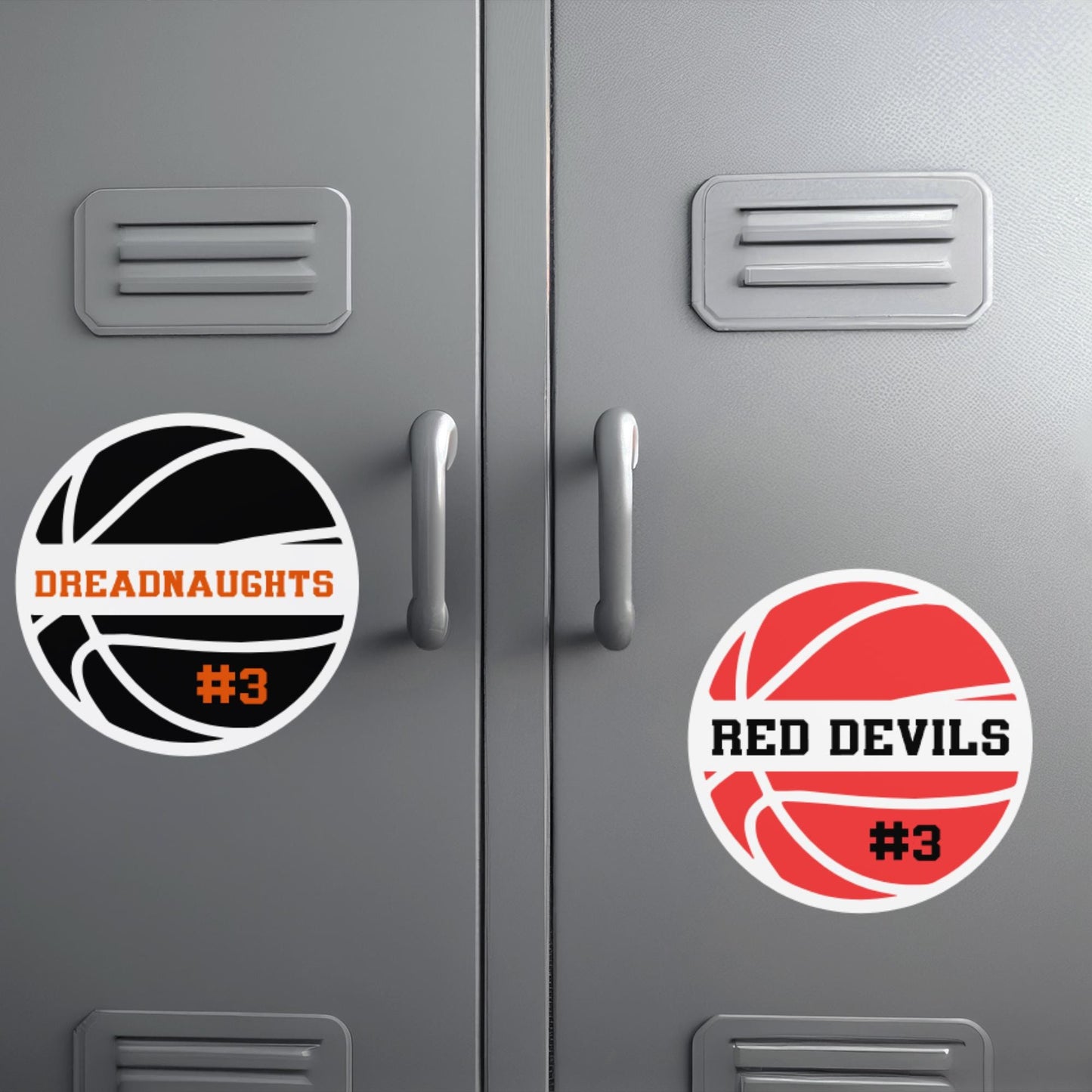 Personalized Basketball Magnets