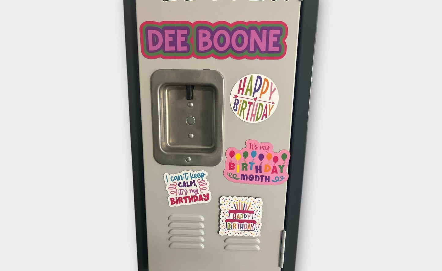 Personalized Birthday Sticker or Magnet set