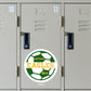 soccer locker magnet