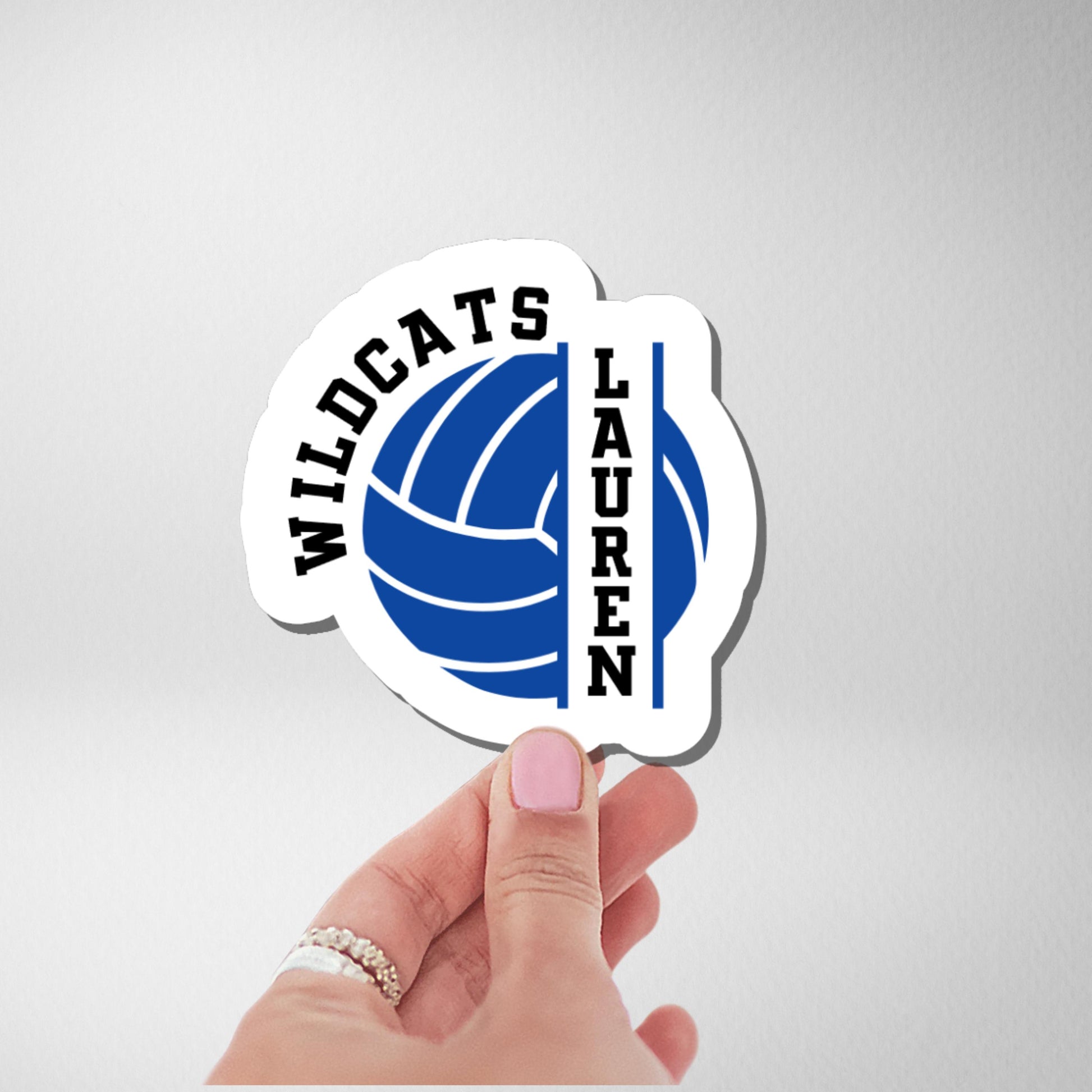 Custom Volleyball Name Magnet | Personalized Locker Magnet | Team Spirit Gift | Senior Night Volleyball Magnet | Volleyball Player Gift