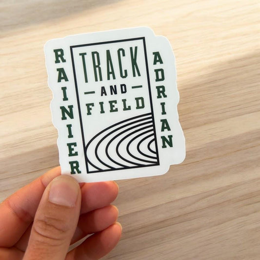 Track Senior Night Gift | Personalized Track Magnet | Custom Name & Year Sticker | Sports Locker Decor | Cross Country Team Spirit | Track