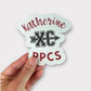 Cross Country Magnet for Locker | Personalized Cross Country magnet | Custom name XC gift |XC running sticker | XC sports magnets for fridge