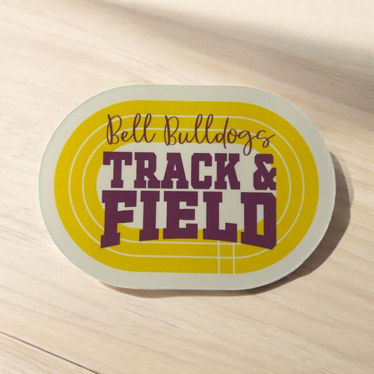 Track and Field Locker Magnet | Track sticker for water bottle | Track Team Spirit gift | Senior Night decor | Running Magnets
