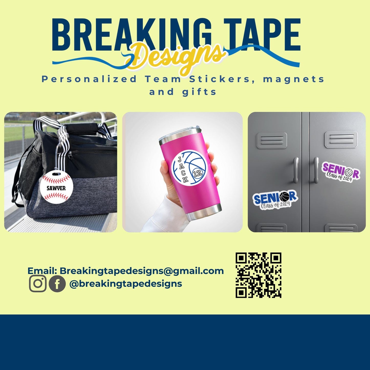 breaking tape designs