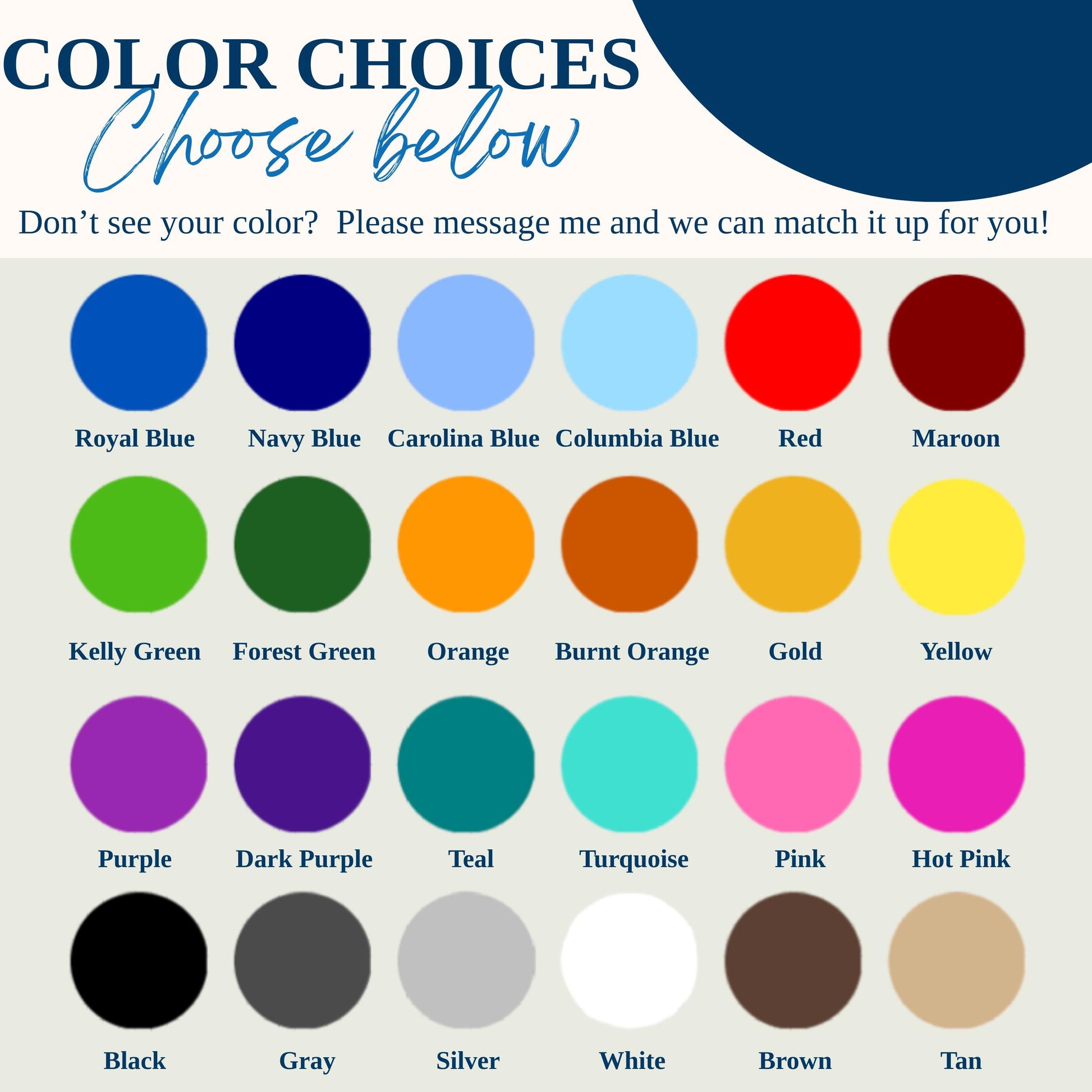 color chart