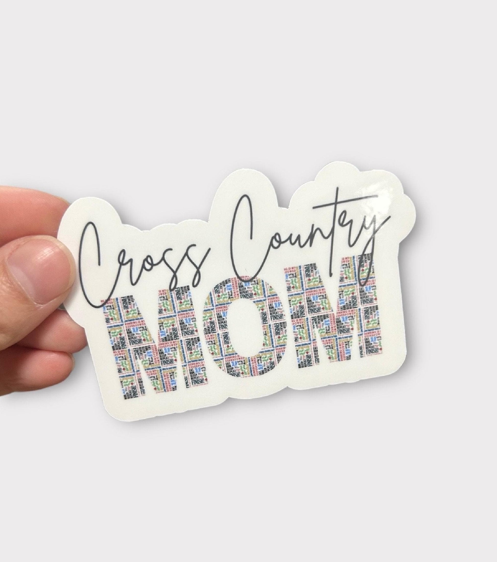 cross country mom sticker