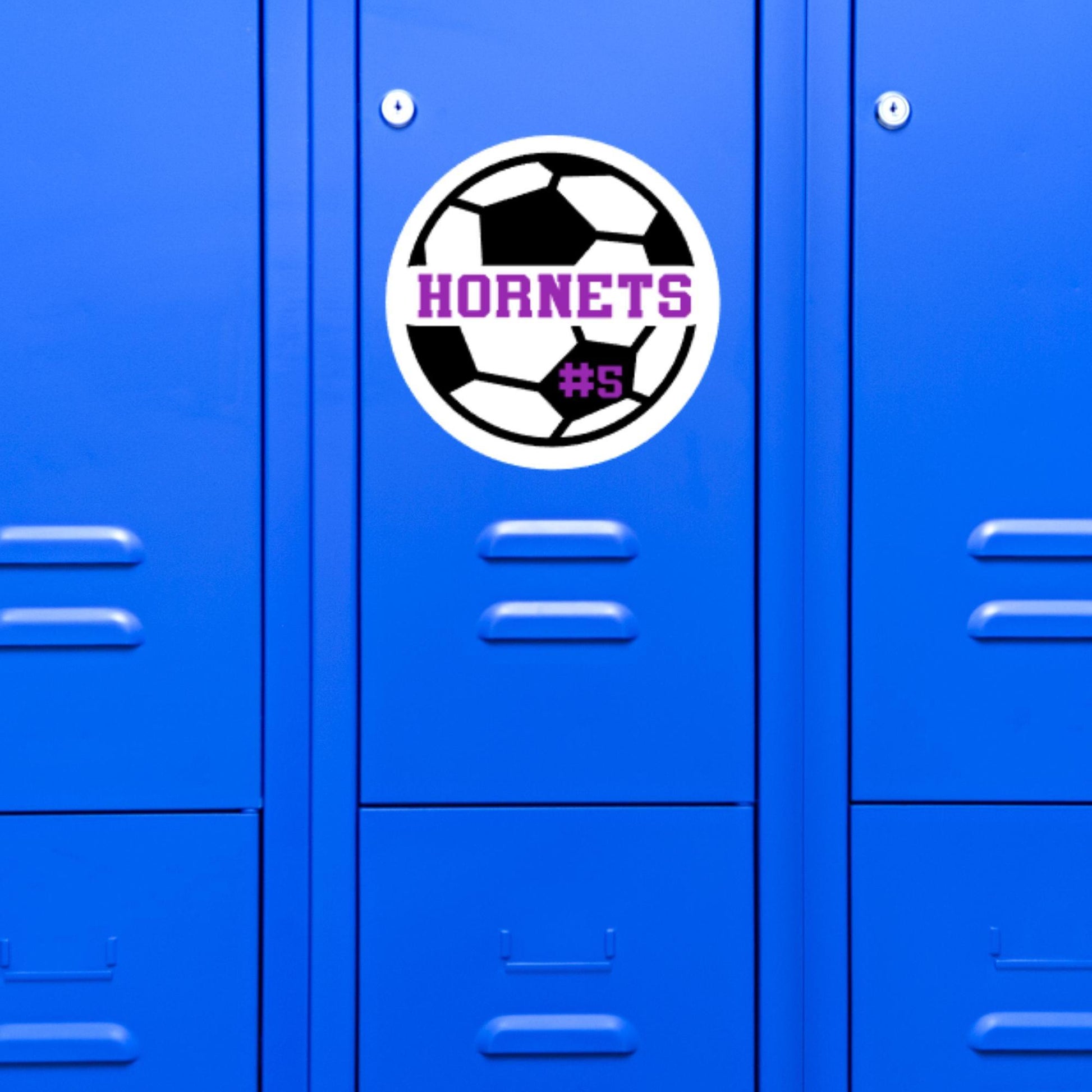 soccer locker magnet