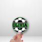 Personalized Soccer Locker Magnets or Stickers | Custom Team Spirit Gifts | Soccer Season | Sports Locker Decor | Senior Night