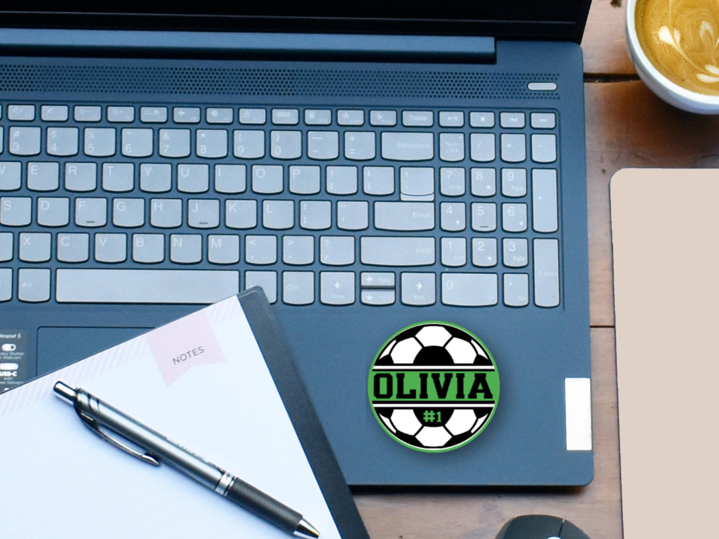 Personalized Soccer Locker Magnets or Stickers | Custom Team Spirit Gifts | Soccer Season | Sports Locker Decor | Senior Night