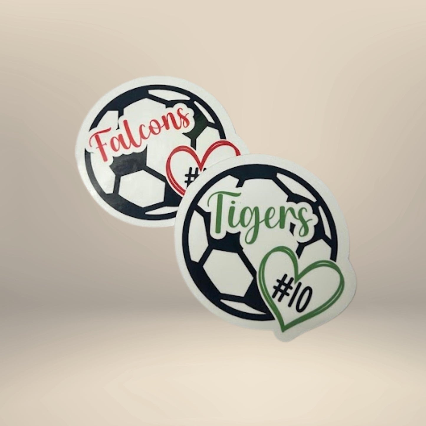 Soccer Sticker Personalized Sets of Custom Name Decals | Soccer Team Gift | Coach & Player Gift | End of Season Favor