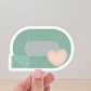 Running Sticker or Magnet - Track