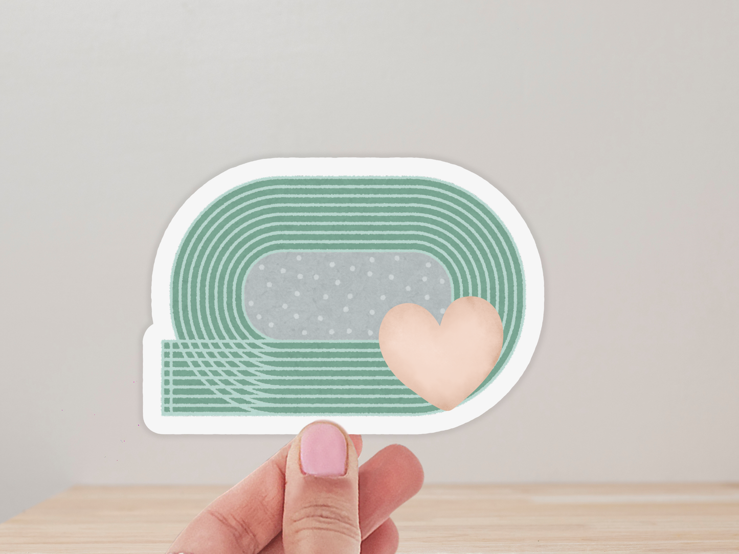 Running Sticker or Magnet - Track