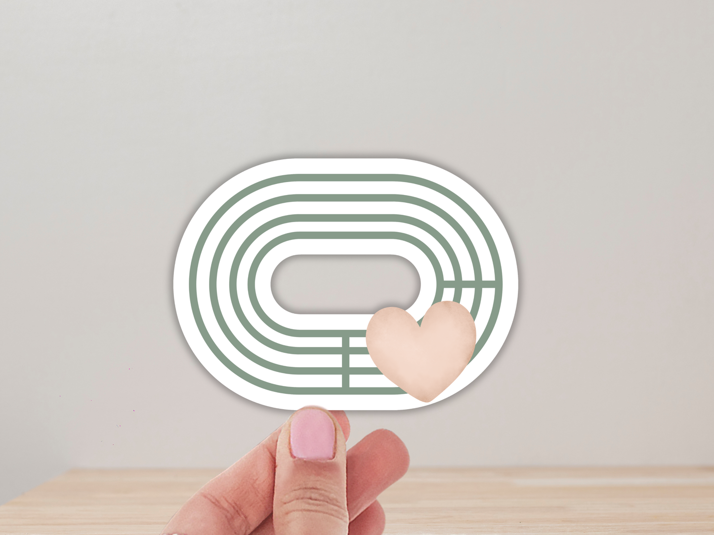 Running Sticker or Magnet - Track