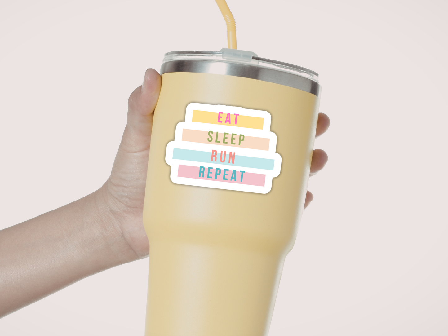 Running Sticker or Magnet - Eat, Sleep, Run, Repeat